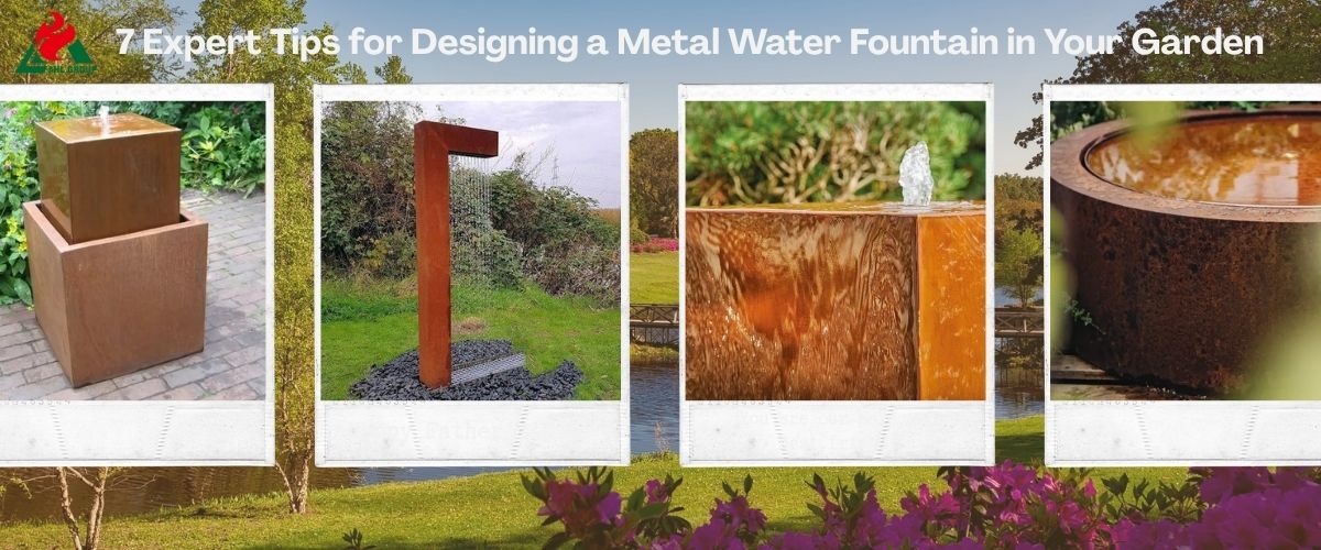 steel water fountain